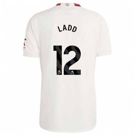 Kandiny Kinder Hayley Ladd #12 Weiß Ausweichtrikot Trikot 2023/24 T-Shirt