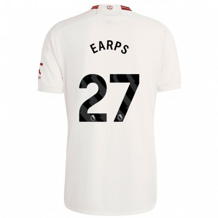 Kandiny Kinder Mary Earps #27 Weiß Ausweichtrikot Trikot 2023/24 T-Shirt