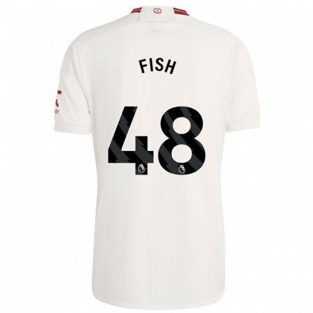Kandiny Kinder Will Fish #48 Weiß Ausweichtrikot Trikot 2023/24 T-Shirt
