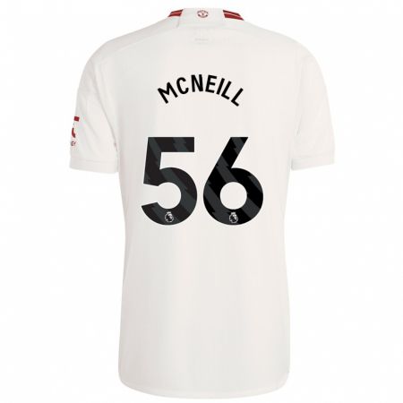 Kandiny Kinder Charlie Mcneill #56 Weiß Ausweichtrikot Trikot 2023/24 T-Shirt