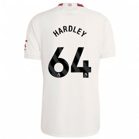 Kandiny Kinder Bjorn Hardley #64 Weiß Ausweichtrikot Trikot 2023/24 T-Shirt