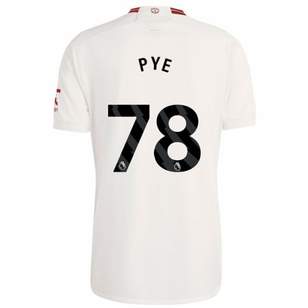 Kandiny Kinder Logan Pye #78 Weiß Ausweichtrikot Trikot 2023/24 T-Shirt