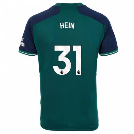 Kandiny Kinder Karl Hein #31 Grün Ausweichtrikot Trikot 2023/24 T-Shirt