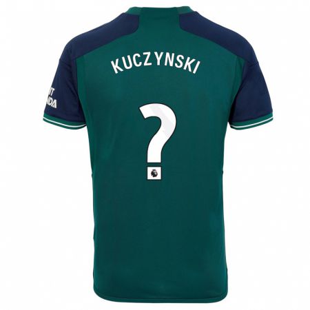 Kandiny Kinder Max Kuczynski #0 Grün Ausweichtrikot Trikot 2023/24 T-Shirt