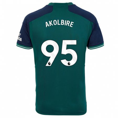 Kandiny Kinder Bless Akolbire #95 Grün Ausweichtrikot Trikot 2023/24 T-Shirt
