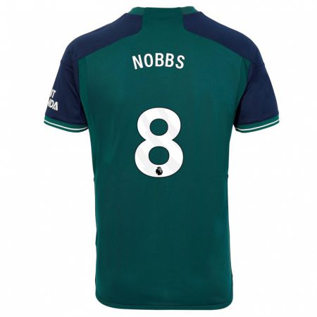 Kandiny Kinder Nobbs #8 Grün Ausweichtrikot Trikot 2023/24 T-Shirt