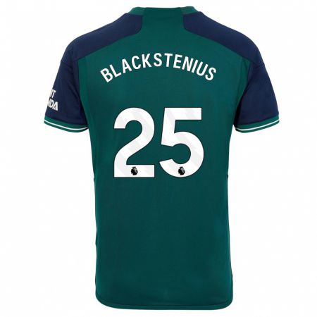 Kandiny Kinder Stina Blackstenius #25 Grün Ausweichtrikot Trikot 2023/24 T-Shirt