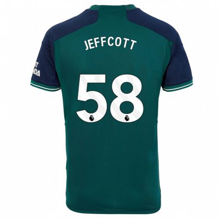 Kandiny Kinder Henry Jeffcott #58 Grün Ausweichtrikot Trikot 2023/24 T-Shirt