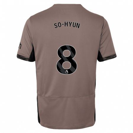 Kandiny Kinder Cho So-Hyun #8 Dunkelbeige Ausweichtrikot Trikot 2023/24 T-Shirt