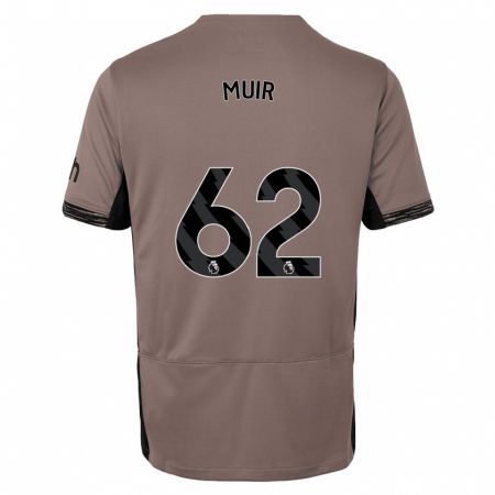 Kandiny Kinder Marqes Muir #62 Dunkelbeige Ausweichtrikot Trikot 2023/24 T-Shirt