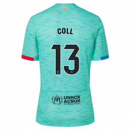 Kandiny Kinder Cata Coll #13 Helles Aqua Ausweichtrikot Trikot 2023/24 T-Shirt