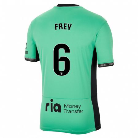 Kandiny Kinder Darío Frey #6 Frühlingsgrün Ausweichtrikot Trikot 2023/24 T-Shirt