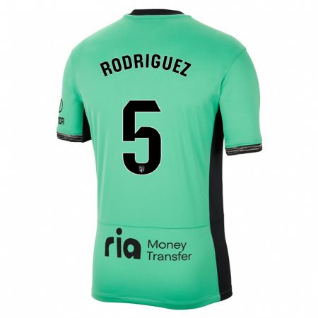 Kandiny Kinder Cinta Rodriguez #5 Frühlingsgrün Ausweichtrikot Trikot 2023/24 T-Shirt