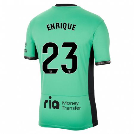 Kandiny Kinder Gustavo Enrique #23 Frühlingsgrün Ausweichtrikot Trikot 2023/24 T-Shirt