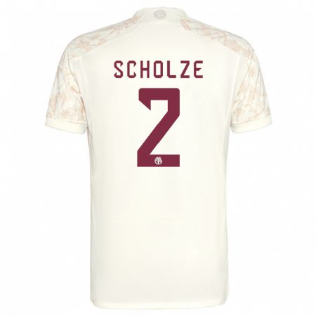 Kandiny Kinder Max Scholze #2 Cremefarben Ausweichtrikot Trikot 2023/24 T-Shirt