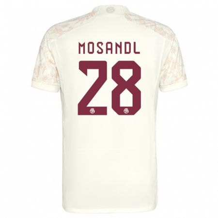 Kandiny Kinder Moritz Mosandl #28 Cremefarben Ausweichtrikot Trikot 2023/24 T-Shirt