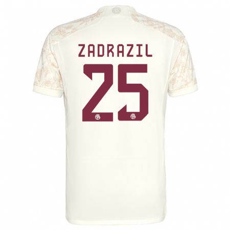 Kandiny Kinder Sarah Zadrazil #25 Cremefarben Ausweichtrikot Trikot 2023/24 T-Shirt