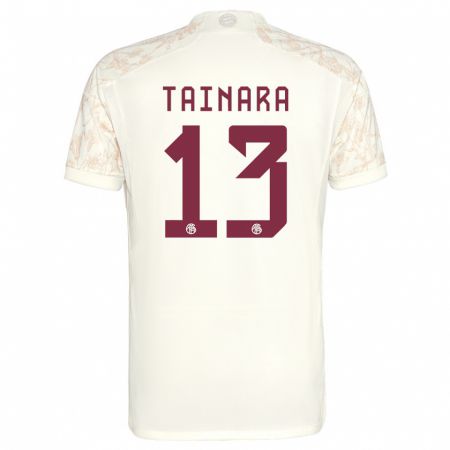 Kandiny Kinder Tainara #13 Cremefarben Ausweichtrikot Trikot 2023/24 T-Shirt