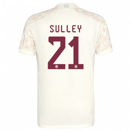 Kandiny Kinder Williams Baffour Sulley #21 Cremefarben Ausweichtrikot Trikot 2023/24 T-Shirt