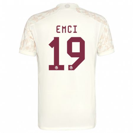 Kandiny Kinder Ben Emci #19 Cremefarben Ausweichtrikot Trikot 2023/24 T-Shirt