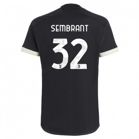 Kandiny Kinder Linda Sembrant #32 Schwarz Ausweichtrikot Trikot 2023/24 T-Shirt