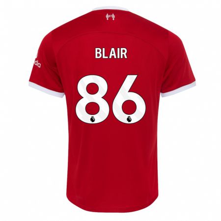 Kandiny Herren Harvey Blair #86 Rot Heimtrikot Trikot 2023/24 T-Shirt