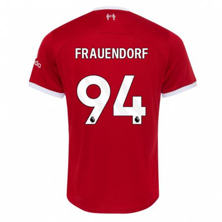 Kandiny Herren Melkamu Frauendorf #94 Rot Heimtrikot Trikot 2023/24 T-Shirt