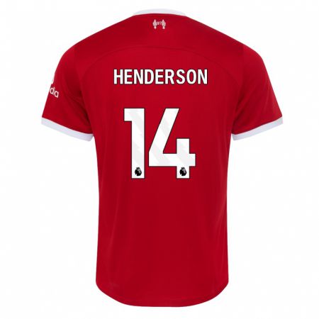 Kandiny Herren Henderson #14 Rot Heimtrikot Trikot 2023/24 T-Shirt