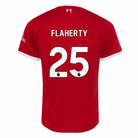 Kandiny Herren Gilly Flaherty #25 Rot Heimtrikot Trikot 2023/24 T-Shirt