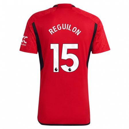Kandiny Herren Sergio Reguilón #15 Rot Heimtrikot Trikot 2023/24 T-Shirt