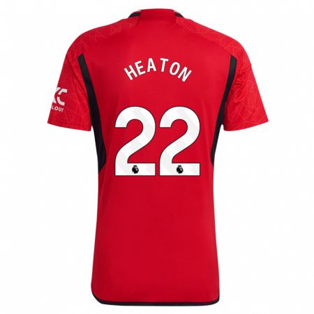 Kandiny Herren Tom Heaton #22 Rot Heimtrikot Trikot 2023/24 T-Shirt