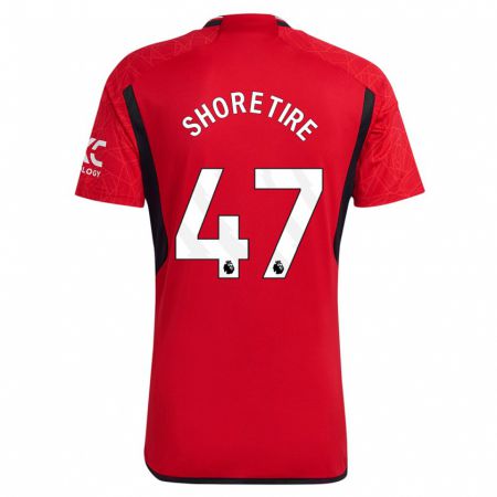 Kandiny Herren Shola Shoretire #47 Rot Heimtrikot Trikot 2023/24 T-Shirt
