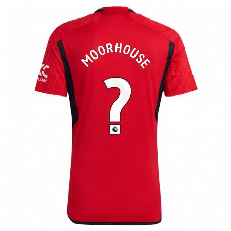 Kandiny Herren Jack Moorhouse #0 Rot Heimtrikot Trikot 2023/24 T-Shirt