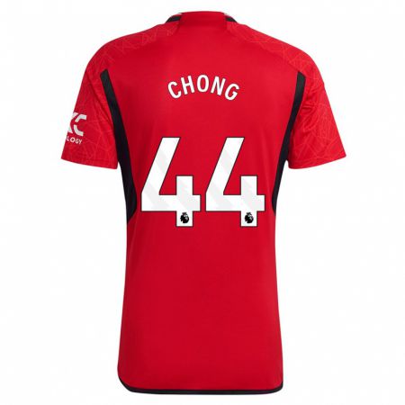 Kandiny Herren Tahith Chong #44 Rot Heimtrikot Trikot 2023/24 T-Shirt