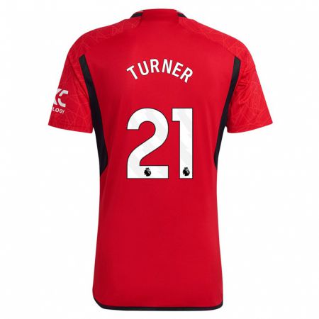 Kandiny Herren Millie Turner #21 Rot Heimtrikot Trikot 2023/24 T-Shirt