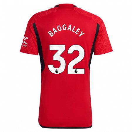 Kandiny Herren Sophie Baggaley #32 Rot Heimtrikot Trikot 2023/24 T-Shirt