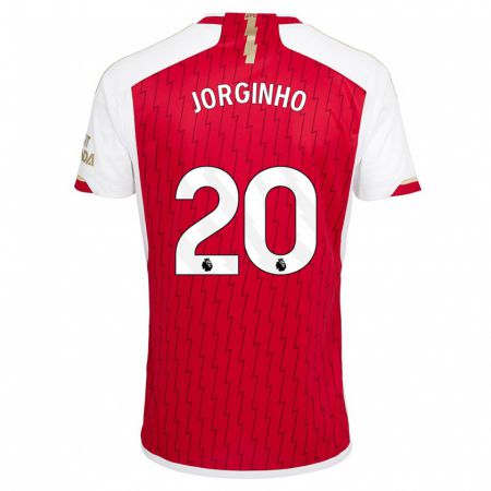 Kandiny Herren Jorginho #20 Rot Heimtrikot Trikot 2023/24 T-Shirt