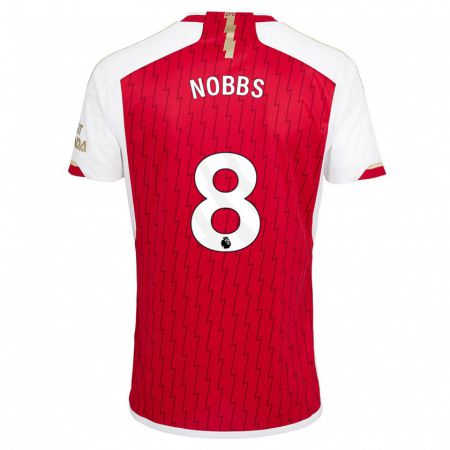 Kandiny Herren Nobbs #8 Rot Heimtrikot Trikot 2023/24 T-Shirt