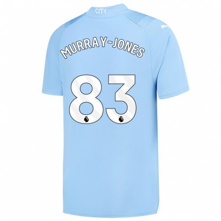 Kandiny Herren George Murray-Jones #83 Hellblau Heimtrikot Trikot 2023/24 T-Shirt