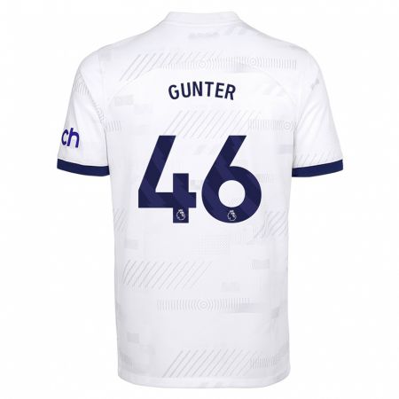 Kandiny Herren Luca Gunter #46 Weiß Heimtrikot Trikot 2023/24 T-Shirt