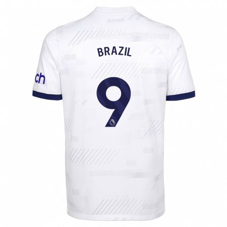 Kandiny Herren Ellie Brazil #9 Weiß Heimtrikot Trikot 2023/24 T-Shirt