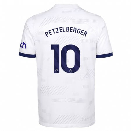 Kandiny Herren Ramona Petzelberger #10 Weiß Heimtrikot Trikot 2023/24 T-Shirt
