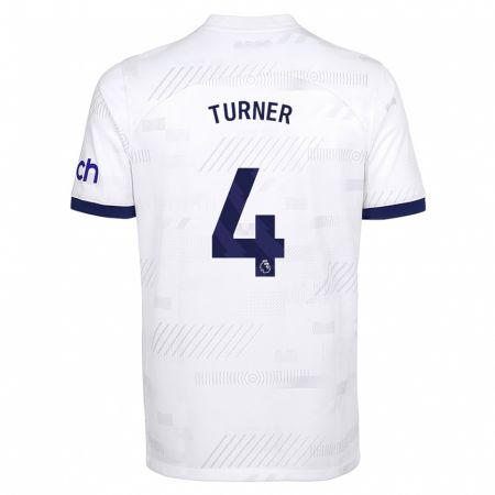 Kandiny Herren Amy Turner #4 Weiß Heimtrikot Trikot 2023/24 T-Shirt