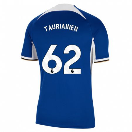 Kandiny Herren Jimi Tauriainen #62 Blau Heimtrikot Trikot 2023/24 T-Shirt