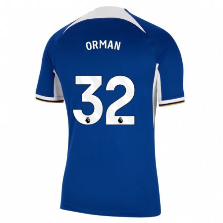 Kandiny Herren Emily Orman #32 Blau Heimtrikot Trikot 2023/24 T-Shirt