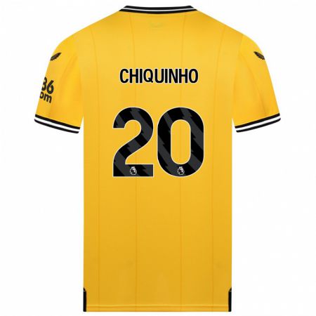 Kandiny Herren Chiquinho #20 Gelb Heimtrikot Trikot 2023/24 T-Shirt