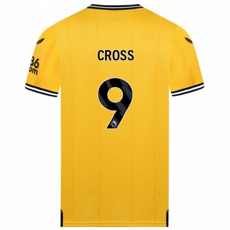Kandiny Herren Jade Cross #9 Gelb Heimtrikot Trikot 2023/24 T-Shirt