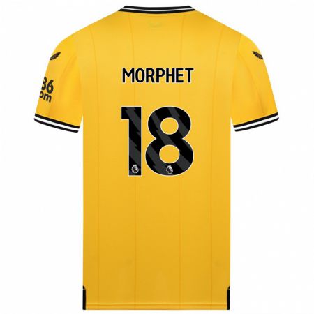Kandiny Herren Anna Morphet #18 Gelb Heimtrikot Trikot 2023/24 T-Shirt