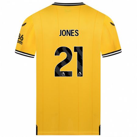 Kandiny Herren Mackenzie Haydn Jones #21 Gelb Heimtrikot Trikot 2023/24 T-Shirt