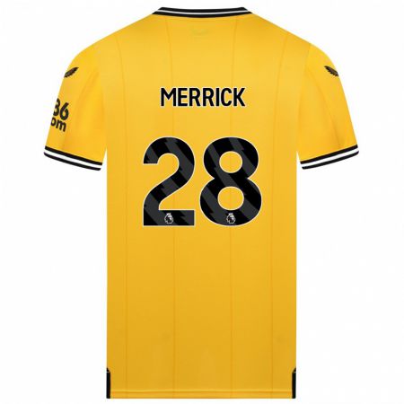 Kandiny Herren Beth Merrick #28 Gelb Heimtrikot Trikot 2023/24 T-Shirt